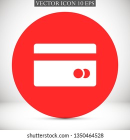 credit card vector icon 10 eps