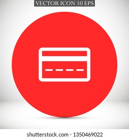 credit card vector icon 10 eps