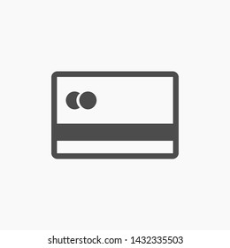 credit card vector icon 10 eps , Lorem ipsum Flat design