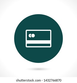 credit card vector icon 10 eps , Lorem ipsum Flat design