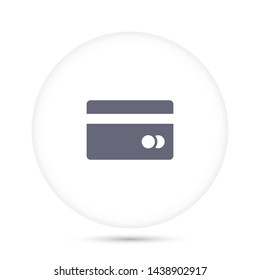 credit card vector icon 10 eps , Lorem ipsum Flat design