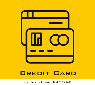 Credit Card vector icon