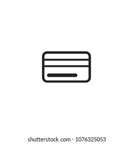 Icono de Vector de tarjeta de crédito