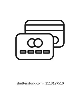 credit card vector icon
