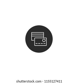 Credit card  vector icon