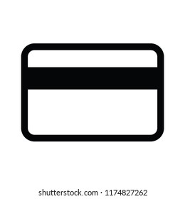 Credit card vector icon