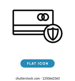 Credit card vector icon