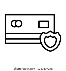 Credit card vector icon