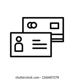 Credit card vector icon