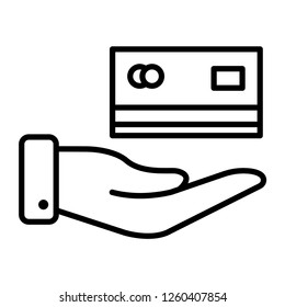 Credit card vector icon