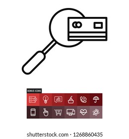 Credit card vector icon