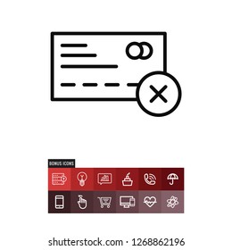 Credit card vector icon