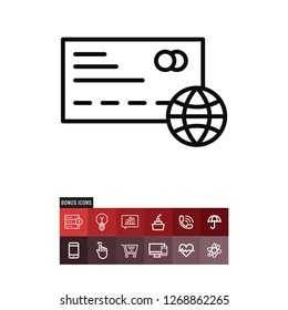 Credit card vector icon