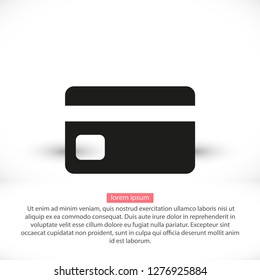 credit card Vector icon