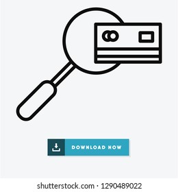 Credit card vector icon