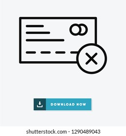 Credit card vector icon