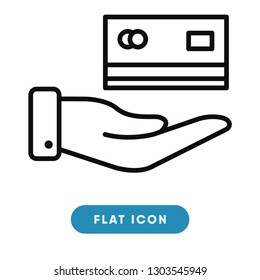 Credit card vector icon