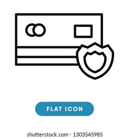 Credit card vector icon
