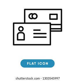Credit card vector icon