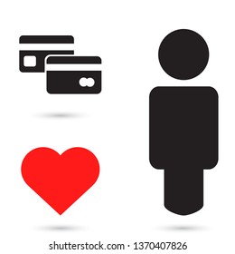 credit card Vector icon