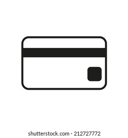 Credit card - vector icon