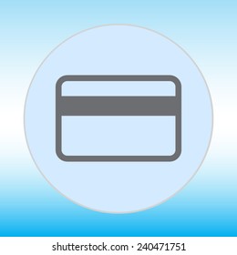 Credit card vector icon