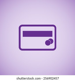 Credit card vector icon