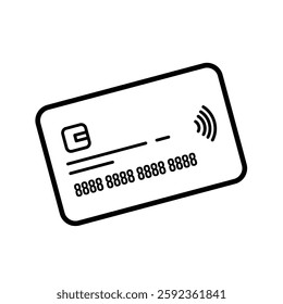  Credit card – vector icon