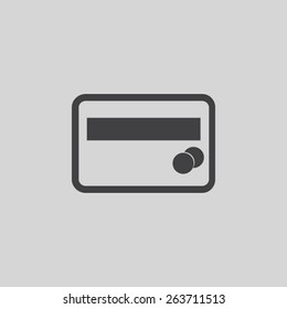 Credit card vector icon