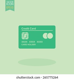 Credit Card vector Icon.