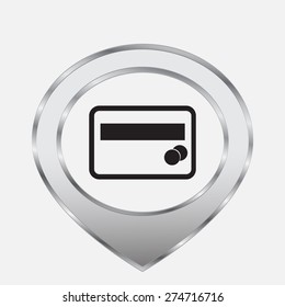 Credit card vector icon