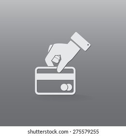 Credit card vector icon