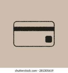 Credit card - vector icon