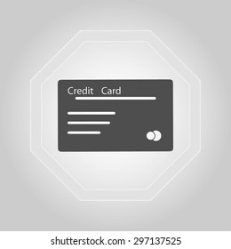 credit card vector  icon