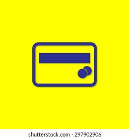 Credit card vector icon