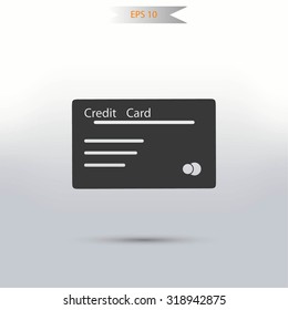 credit card vector  icon