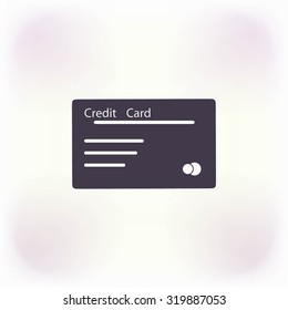 credit card vector  icon