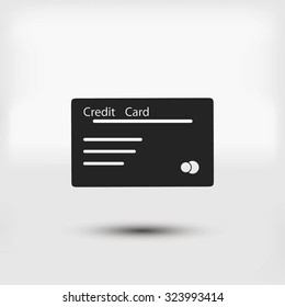 credit card vector  icon