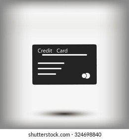 credit card vector  icon