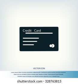 credit card vector  icon