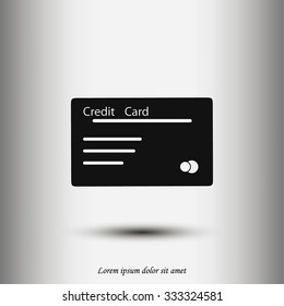 credit card vector  icon