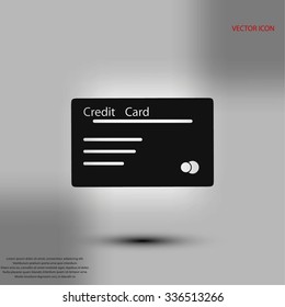 credit card vector  icon