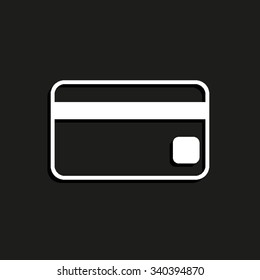 Credit card - vector icon