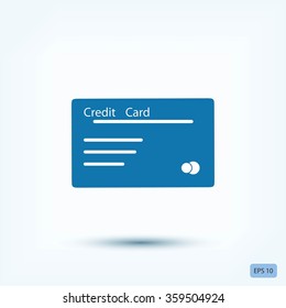 credit card vector  icon
