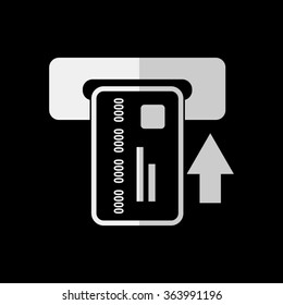 Credit card  - vector icon