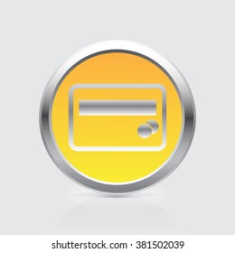 Credit card vector icon