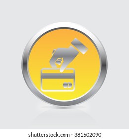Credit card vector icon