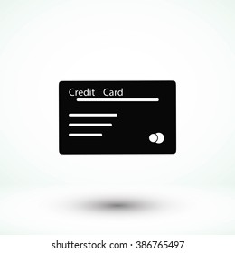 credit card vector  icon
