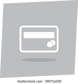 Credit card vector icon