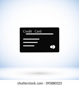 credit card vector  icon